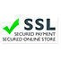 Logo de sécurité avec un sceau SSL pour un e-boutique.